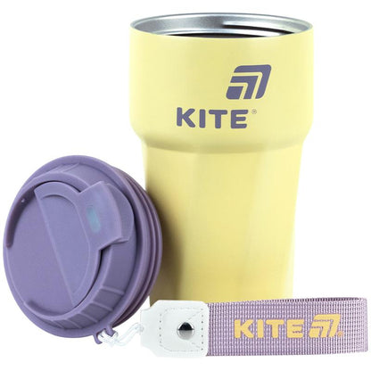 Термокружка Kite K26-1220-3, 450 мл, жовта