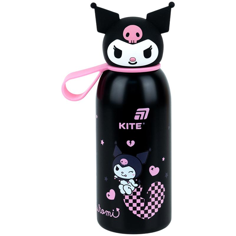 Термос з фігурною кришкою Kite Kuromi HK26-1267-2, 350 мл