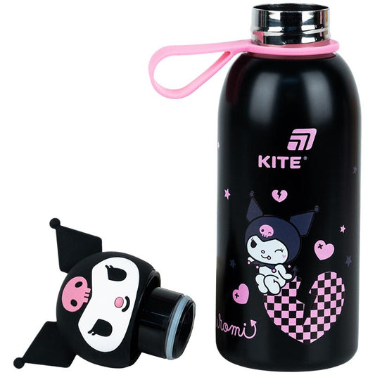 Термос з фігурною кришкою Kite Kuromi HK26-1267-2, 350 мл