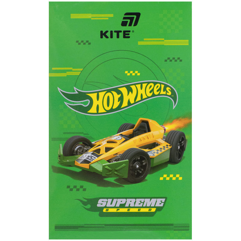 Блокнот-планшет Kite Hot Wheels HW26-195, A6, 50 аркушів, нелінований