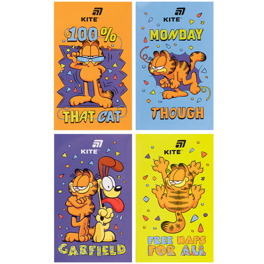 Блокнот-планшет Kite Garfield GF26-195, A6, 50 аркушів, нелінований