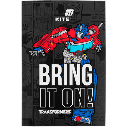Блокнот Kite Transformers TF26-193, термобіндер, А5, 64 аркуші, нелінований