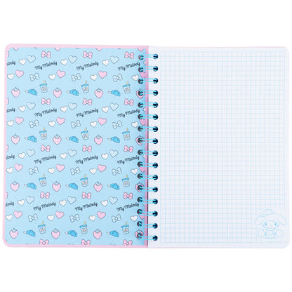 Блокнот на спіралі Kite My Melody HK26-190-3, A5, 80 аркушів, клітинка