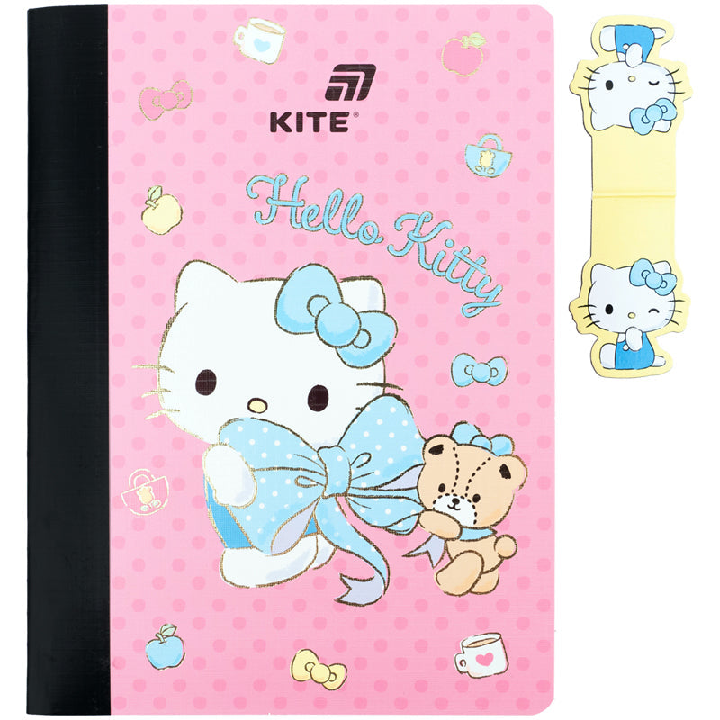 Блокнот з магнітною закладкою Kite Hello Kitty HK26-192-1, А5, 60 аркушів, клітинка