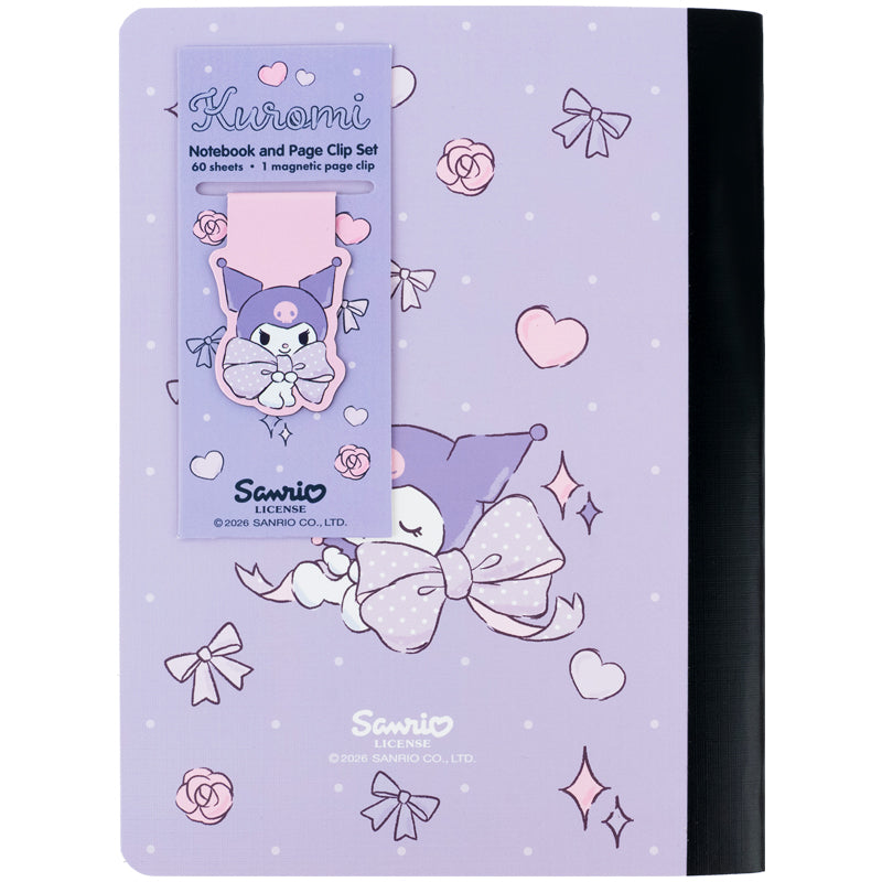 Блокнот з магнітною закладкою Kite Kuromi HK26-192-2, А5, 60 аркушів, клітинка