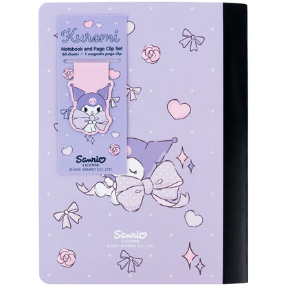 Блокнот з магнітною закладкою Kite Kuromi HK26-192-2, А5, 60 аркушів, клітинка