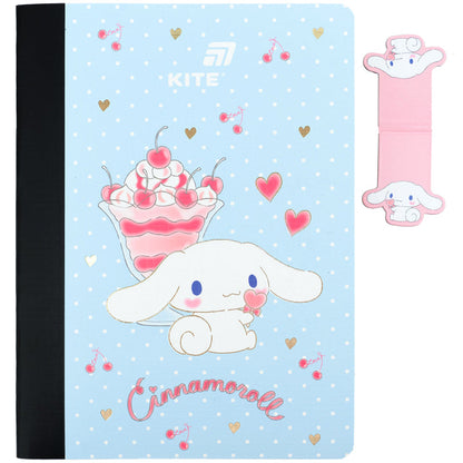 Блокнот з магнітною закладкою Kite Cinnamoroll CR26-192, А5, 60 аркушів, клітинка