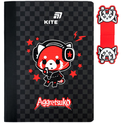 Блокнот з магнітною закладкою Kite Aggretsuko AR26-192, А5, 60 аркушів, клітинка