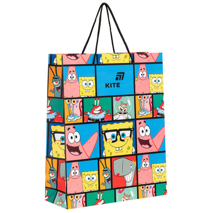 Пакет паперовий подарунковий Kite Sponge Bob SB26-266, 26х32 см