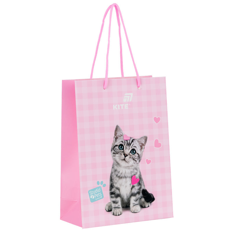 Пакет паперовий подарунковий Kite Studio Pets SP26-265, 18х24см