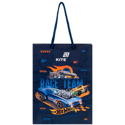 Пакет паперовий подарунковий Kite Hot Wheels HW26-265, 18х24см