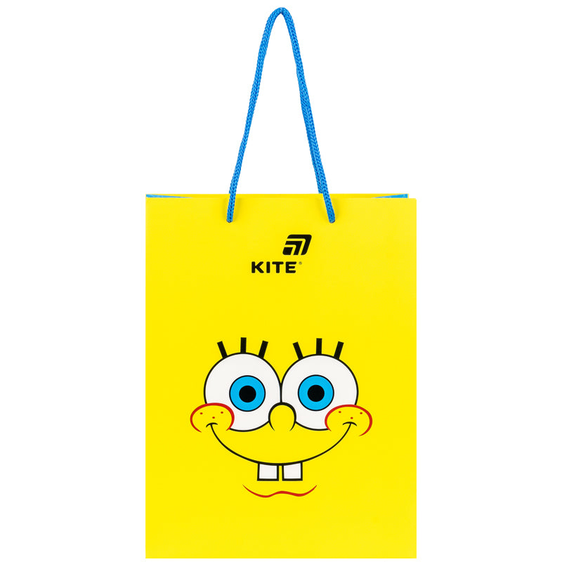 Пакет паперовий подарунковий Kite Sponge Bob SB26-265, 18х24см