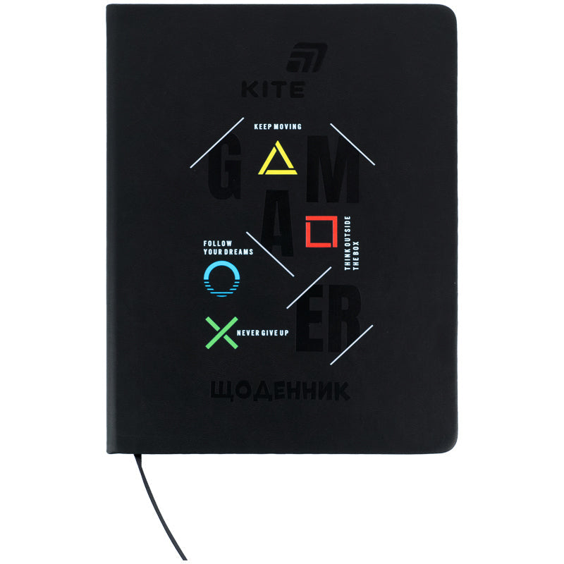 Щоденник шкільний Kite Gamer K26-264-1, тверда обкладинка, PU