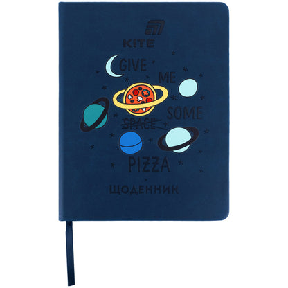 Щоденник шкільний Kite Pizza K26-264-2, тверда обкладинка, PU