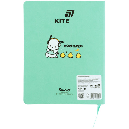 Щоденник шкільний Kite Pochacco PC26-283, м'яка обкладинка, PU