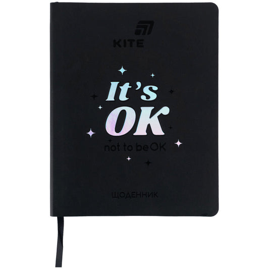 Щоденник шкільний Kite It's OK K26-283-5, м'яка обкладинка, PU