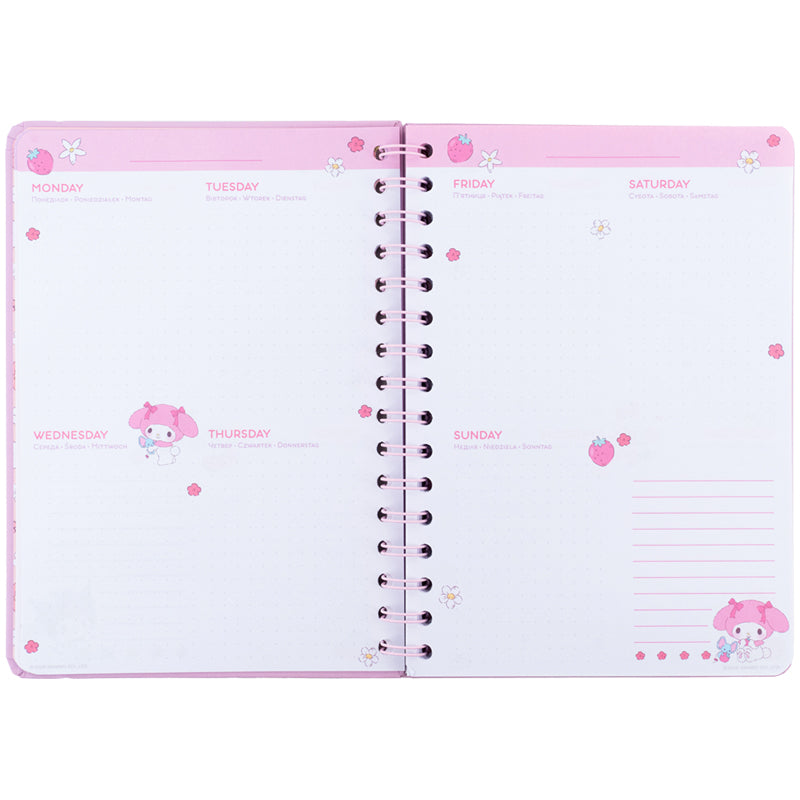 Щоденник на спіралі Kite Hello Kitty HK26-438, тверда обкладинка