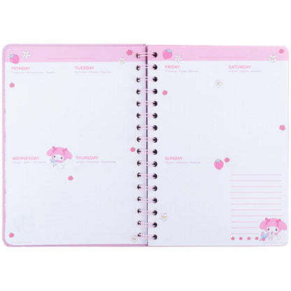 Щоденник на спіралі Kite Hello Kitty HK26-438, тверда обкладинка
