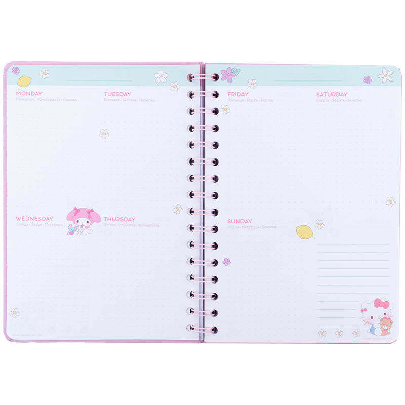Щоденник на спіралі Kite Hello Kitty HK26-438, тверда обкладинка