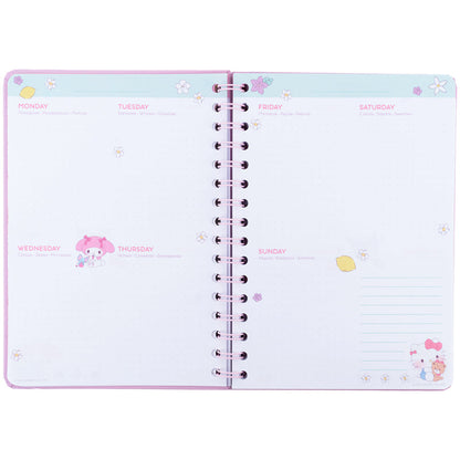 Щоденник на спіралі Kite Hello Kitty HK26-438, тверда обкладинка