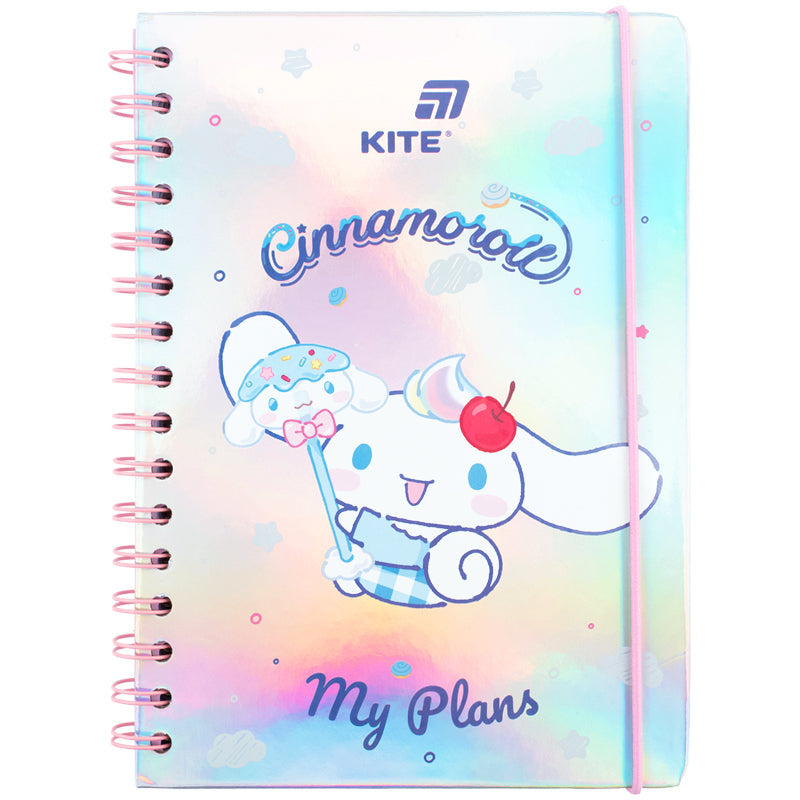 Щоденник на спіралі Kite Cinnamoroll CR26-438, тверда обкладинка