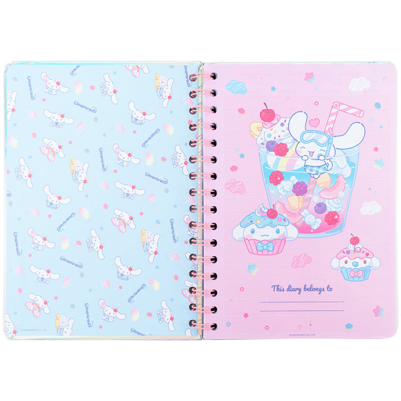 Щоденник на спіралі Kite Cinnamoroll CR26-438, тверда обкладинка