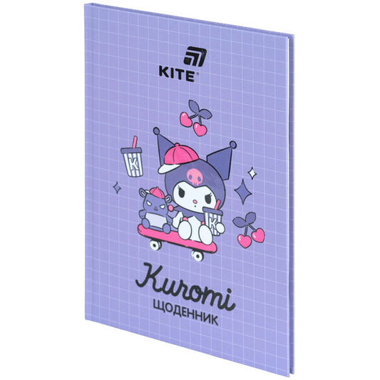 Щоденник шкільний Kite Kuromi HK26-262-3, тверда обкладинка