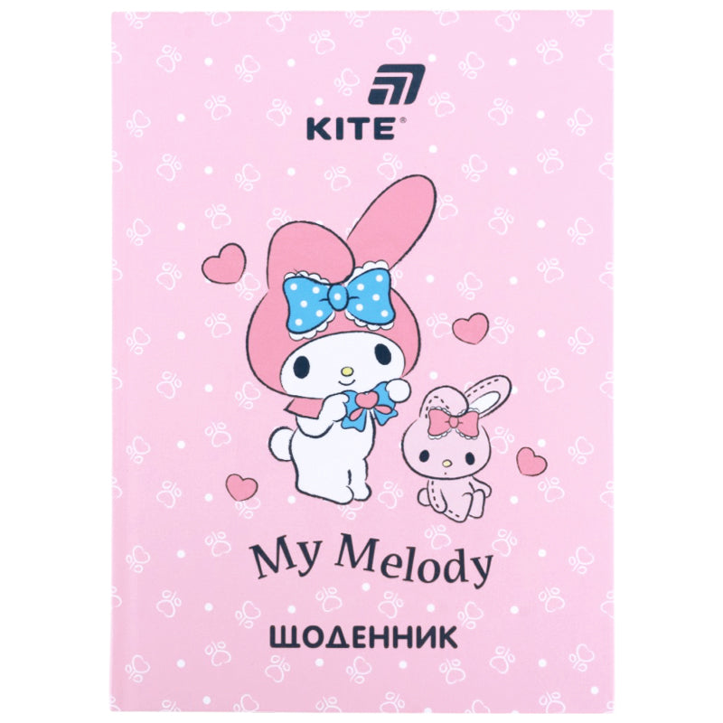 Щоденник шкільний Kite My Melody HK26-262-4, тверда обкладинка