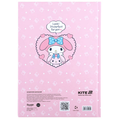 Щоденник шкільний Kite My Melody HK26-262-4, тверда обкладинка
