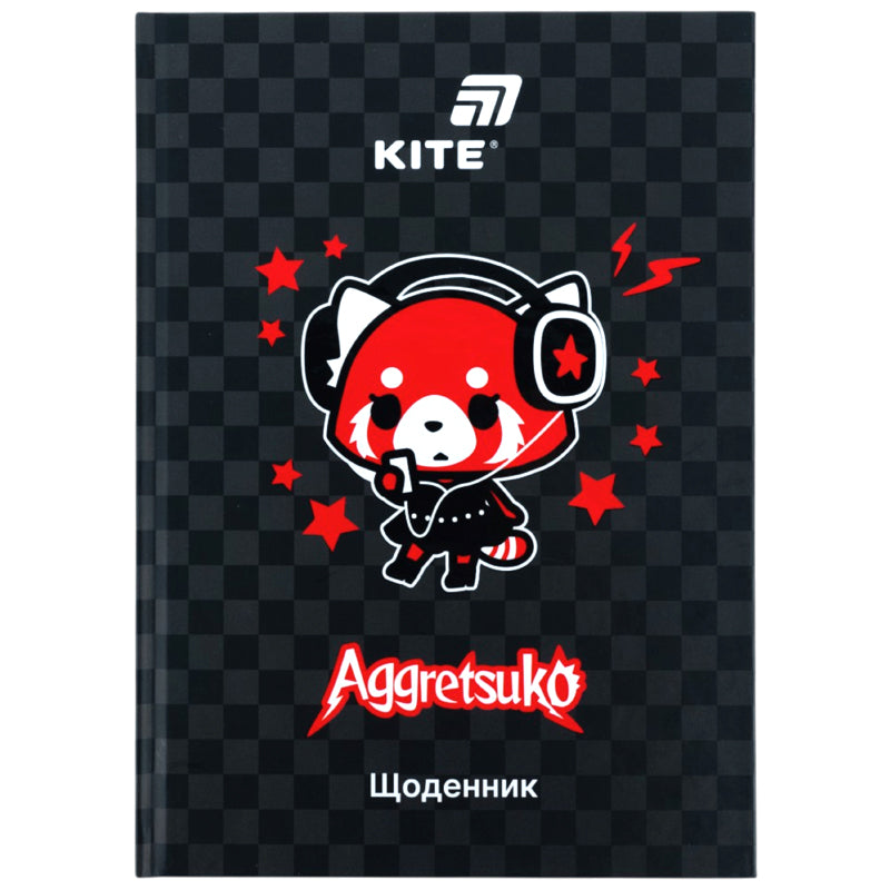Щоденник шкільний Kite Aggretsuko AR26-262, тверда обкладинка