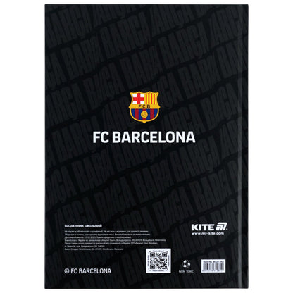 Щоденник шкільний Kite FC Barcelona BC26-262, тверда обкладинка