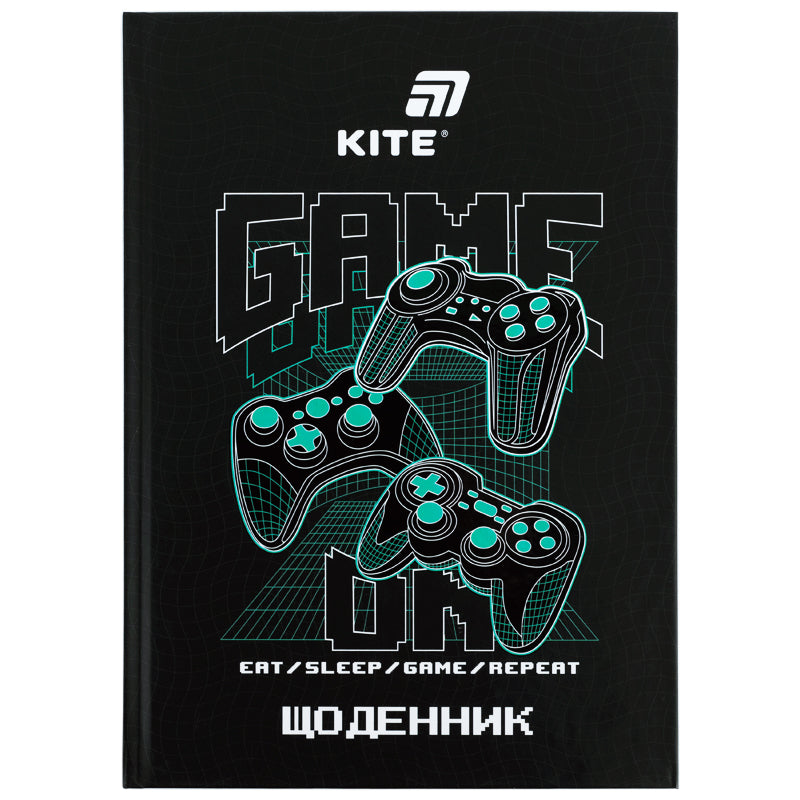 Щоденник шкільний Kite Game on K26-262-5, тверда обкладинка