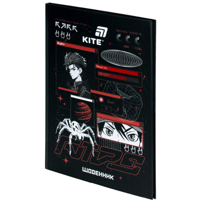 Щоденник шкільний Kite Red Anime K26-262-8, тверда обкладинка