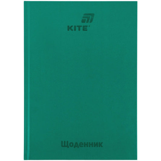 Щоденник шкільний Kite K26-262-13, тверда обкладинка, зелений