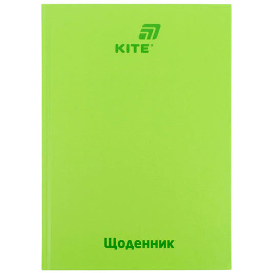 Щоденник шкільний Kite K26-262-16, тверда обкладинка, салатовий
