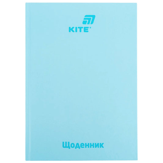 Щоденник шкільний Kite K26-262-19, тверда обкладинка, світло блакитний