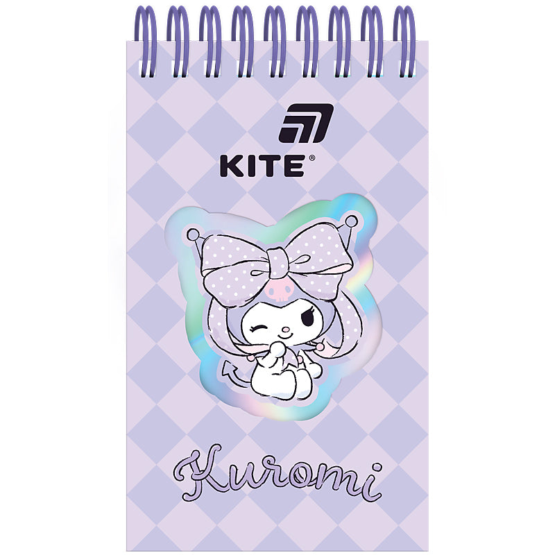 Блокнот на спіралі Kite Kuromi HK26-279-2, 80 аркушів, лінія