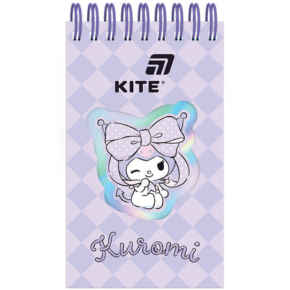 Блокнот на спіралі Kite Kuromi HK26-279-2, 80 аркушів, лінія