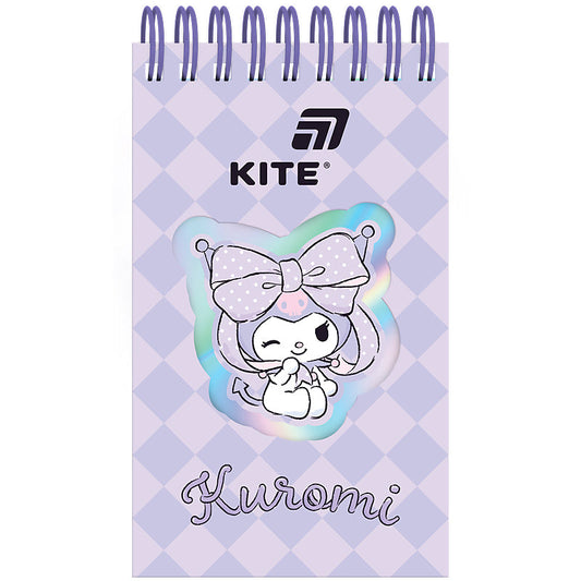Блокнот на спіралі Kite Kuromi HK26-279-2, 80 аркушів, лінія