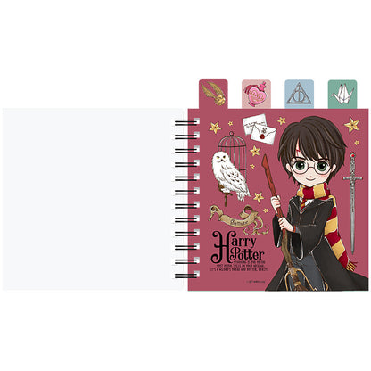 Блокнот з розділювачами на спіралі Harry Potter HP26-278, 80 аркушів, клітинка, пластикова обкладинка