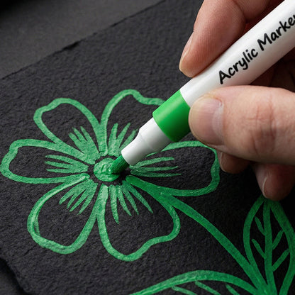 Маркери акрилові Jumbo Kite Creative K-1290, 12 кольорів