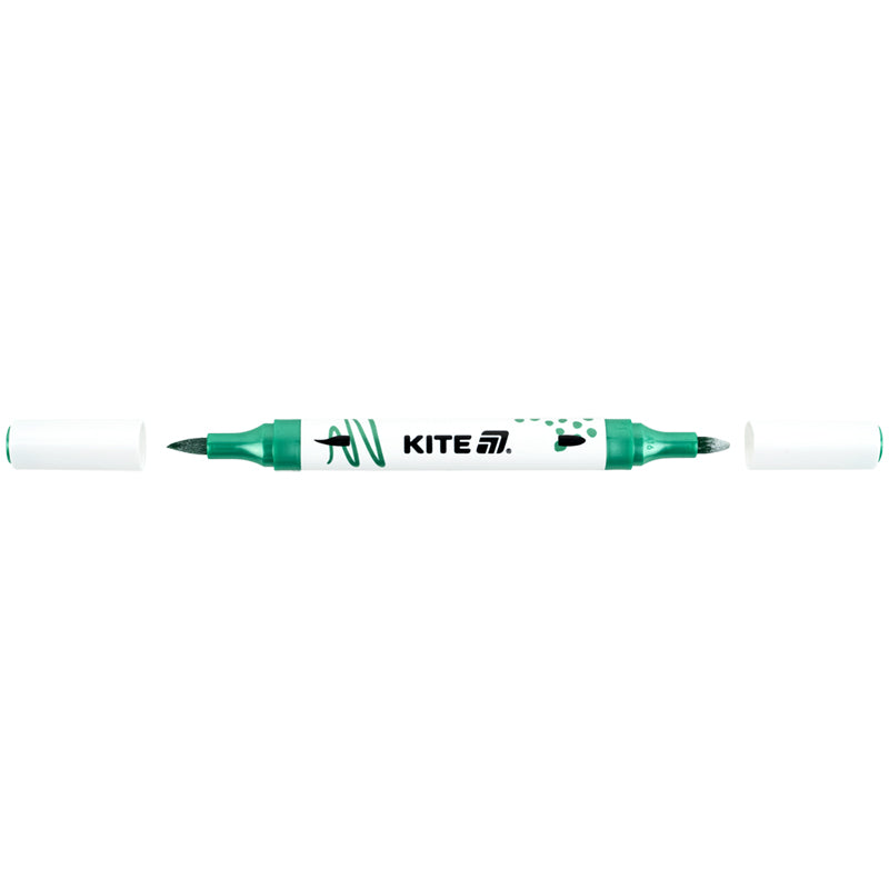 Маркери акрилові двосторонні Kite Creative K-1293, 6 кольорів металлік