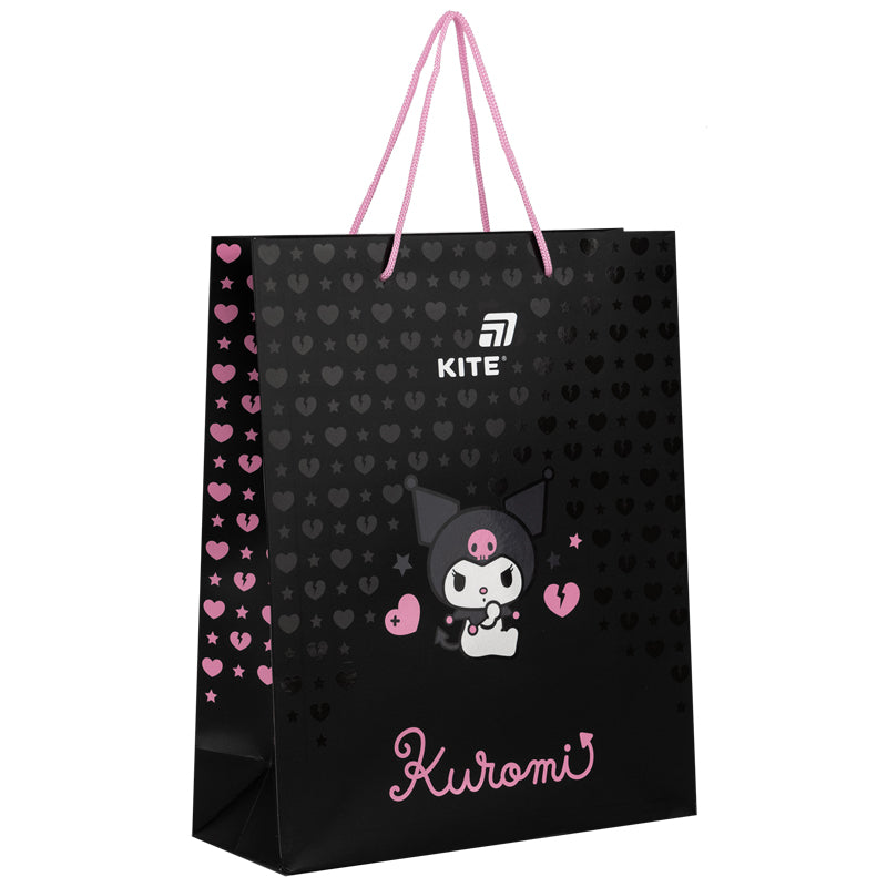 Пакет паперовий подарунковий Kite Kuromi HK26-266-2, 26х32 см