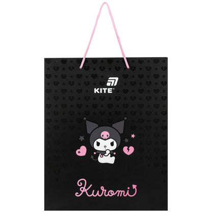Пакет паперовий подарунковий Kite Kuromi HK26-266-2, 26х32 см