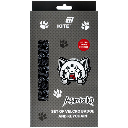Набір бейдж на липучці та підвіска Kite Aggretsuko AR26-3010, 2 шт.