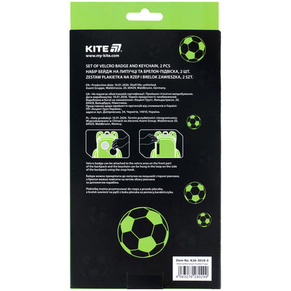 Набір бейдж на липучці та підвіска Kite K26-3010-3, 2 шт.