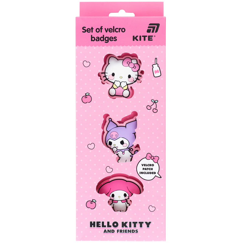Набір бейджів на липучці Kite Hello Kitty HK26-3012-2, 3 шт.