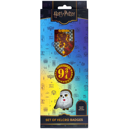 Набір бейджів на липучці Kite Harry Potter HP26-3012, 3 шт.