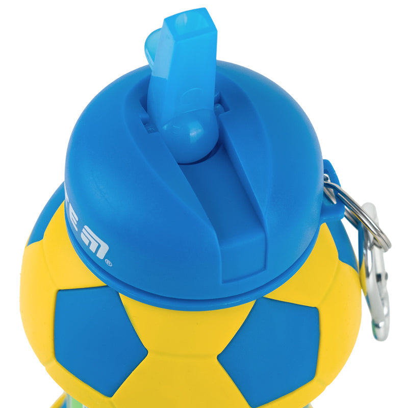 Силіконова пляшка для води Kite K26-1272-2, 550 мл, синьо-жовта