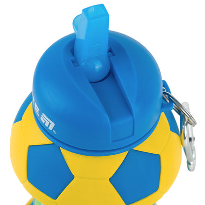 Силіконова пляшка для води Kite K26-1272-2, 550 мл, синьо-жовта